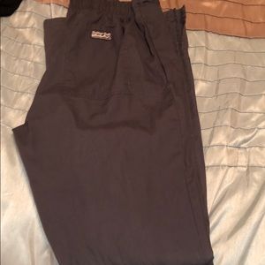 Charcoal grey scrub pants